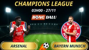 Soi Kèo Nhà Cái Arsenal – Bayern Munich: 03h00 – 27/11/2025 – Champions League